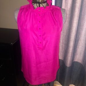 J. Crew Pink Collared blouse.